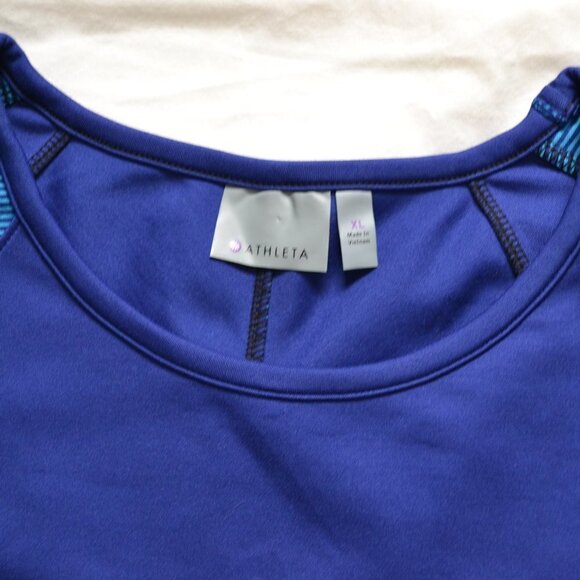 ATHLETA | Long Sleeve Athletic Top Blue | Sz. XL - Picture 5 of 6